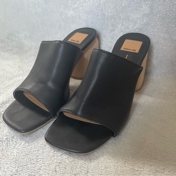 Dolce Vita Heeled Slip-on Sandals - Picture 1 of 4
